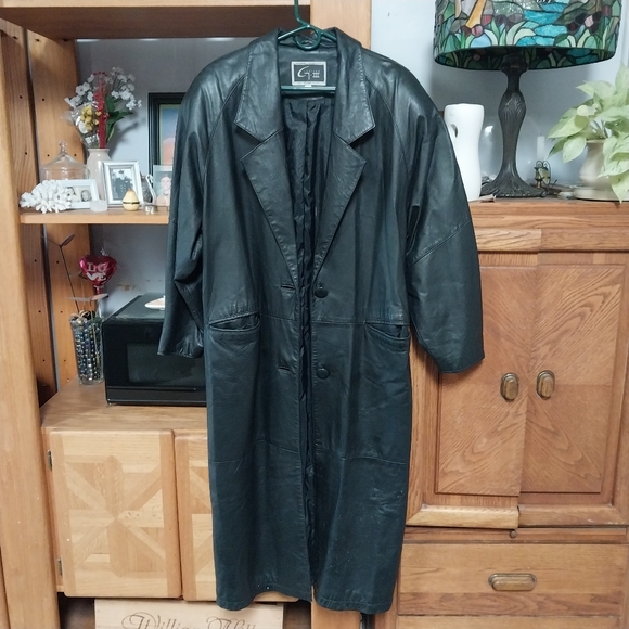 Leather Coat - Picture 1 of 5